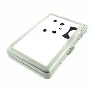 Panda Bear Em1 Cigarette Case with Built in Lighter Metal Wallet