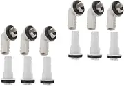 Ciieeo 2sets Drainage Kit Portable Window Kit Drain Hose Fittings Elbow Connector 6pcs*2