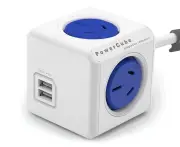 Allocacoc 4-Outlet 1.5m Extended PowerCube w/ USB