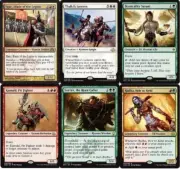 Legendary Heroes Deck (Green White Red) - Tajic 60 Cards MTG - Magic Gathering