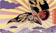 UniVersus Godzilla Challenger Series - Mothra Playmat - 24 x 14 Neoprene Mat, Tabletop Card Game Accessory, UVS Games, Officially Licensed