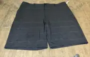 New Ben Hogan Men’s Size 46 Black Gray Check Performance Golf Shorts