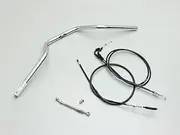 Hurricane H040-072C European Type 3 Handle Set, Chrome Plated GB350 (21-2BL-NC59)
