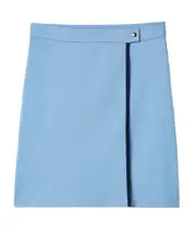 Technical yarn skirt IT40,IT42,IT38 Light blue/blue