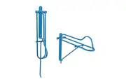 Stubbs Folding Saddle Rack (Blue) (One Size)