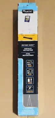 Quartet Instant Easel Display Easel, 63", Black Aluminum (29E)