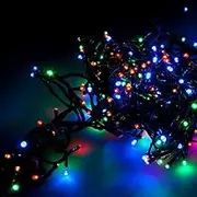 Solar Powered LED Icicle String Lights Christmas Decoration 8 Functions Animations