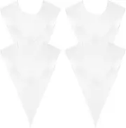 [ZUYYON] 4 Pcs V Shape Choir Stole Graduation Stole Unisex Adult Plain Reversible Stole for Choir Members Graduation Party