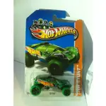 HOT WHEELS 2013 HW 特技沙漠部隊系列 89 DA KAR 緞面綠色 BY MATTEL