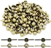 200Pcs 8X15Mm Metal Brads Paper Fastener Brads Scrapbooking Card Making DIY Pape
