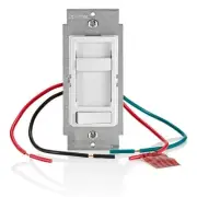 SureSlide Ceiling Fan Wall Switch, Quiet 3-Speed Fan Control, 1.5 Amps, 661F-...