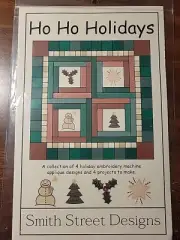 Smith Street Designs Ho Ho Holiday's Machine Embroidery Designs Cd