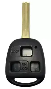 Uncut Key Fob Shell Case Cover Remote Replacement for Lexus