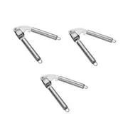 3Pcs Premium Metal Garlic Press Mincer Chopper Crusher Presser Slicer Grater Squeezer With Great Handle Kitchen Tools Garlic Presses
