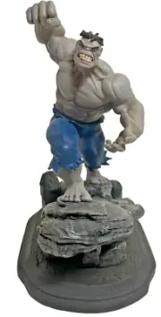 2003 Bowen Designs The Incredible Hulk Statue Rare Grey Version 8.5 inches tall