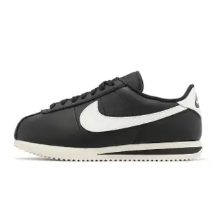 【NIKE 耐吉】阿甘鞋 Wmns Cortez 23 Premium 女鞋 黑 白 復古 皮革 休閒鞋(FB6877-001)