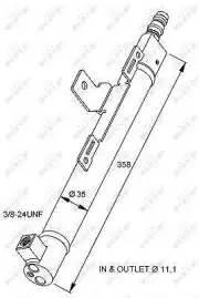 Fits Volvo XC90 2002-2014 Air Conditioning Dryer AST 30648952 30780198 31369544