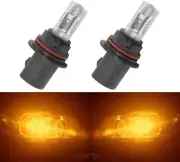 LED 30W 9004 HB1 Orange Amber Two Bulbs Head Light Replacement Show Use Fit (for: Porsche)