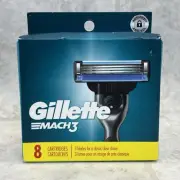 Gillette Mach3 Razor Blade Refills, 8 Cartridges
