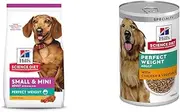 Hill's Science Diet Perfect Weight Small & Mini Breed Dog Food Bundle, Chicken Recipe, 12x363g Wet Food & 1.81 kg Dry Kibble