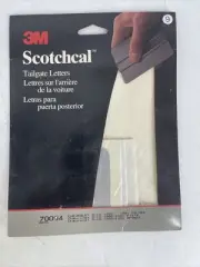 NOS Chevrolet S-10 1982-1991 70094 Tail Gate Lettering Silver 3M Scotchcal