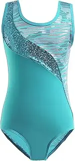 [Viriber] Gymnastics leotard for girls Leotard for Dance Gymnastics and Ballet Unitards for girls