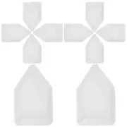 10 Pcs Weighing Ship Scale Pan Weight Boats Dishes Lab Equipment