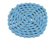 LIGHT BLUE YBN/KMC Bicycle Single Speed Chain 1/2" x 1/8 x 112 Link Cruiser