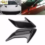 Pair Car Bonnet Air Intake Flow Side Fender Vent Hood Scoop Cover Grilles Decor (for: Renault)