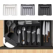 Expandable Cutlery Tray Utensil Drawer Adjust Kitchen Organizer Insert Divider