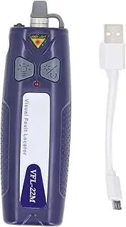 Gearwell Visual Fault Locator, 30KM Rechargeable Fiber Optic Cable Tester, Portable Source Detector for Circuit Repair and Electrical Overhaul