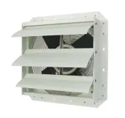 iLiving 12-Inch Corrosion Resistance Shutter Exhaust Fan, Single Speed
