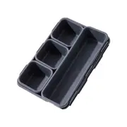 2 Pcs Plastic Sundries Drawer Storage Box Partition Can Be Freely Combined With Small Objects Desktop Small Storage Box