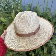 NEW Brixton Women's “Jo” Straw Rancher Hat, Natural, Tan XS