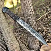 Handmade Viking Seax Hunting Outdoor Tactical Survival Practical Machete Tool