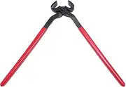 Stainless Steel Farrier Nippers with Silicone Anti Slip Handle, Heavy Duty Hoof Nipper, Multipurpose Horse Hoof Farrier Tool for Horse, Ponie, Sheep, Goat, and Livestock