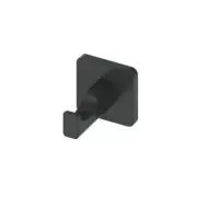 Bathroom Robe Hook Matte Black Greens Tapware Zuri 690905MB
