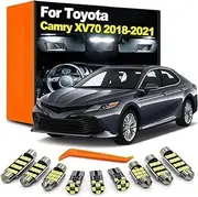 8Pcs LED Interior Light Kit, For Toyota Camry XV70 2018 2019 2020 2021 Door Courtesy Trunk Sunvisor Bulb