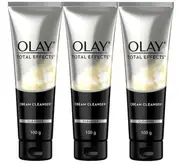 3x Olay Total Effects Cream Cleanser 100g