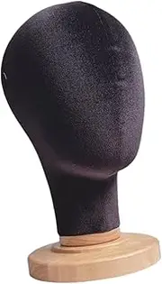 Ysyqkn Versatile Mannequin Head, Sturdy Hat And Wig Display Stand, Ideal for Beauty Salon And, Black