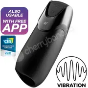 Satisfyer Men Vibration+ Glans Stimulation Vibrating Masturbator With App Control