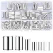 180 Pcs Wire Ferrules Kits, Crimp Connector Ferrules, Silver