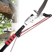 Extendable Pruning Saw, Foot Pole Pruning Saw, Telescopic Tree Pruner Pole, Long Extension Pole Saw, Extendable Limb Saw and Trimmer, Garden Beautification Tool