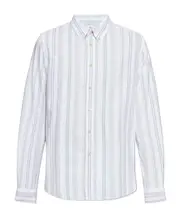 PS Paul Smith Striped Button-Down Shirt M White