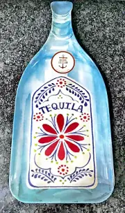 Outdoor Collection Melamine Tequila Bottle Serving Tray Platter Bar 20" NEW