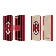 OFFICIAL AC MILAN 2021/22 CREST KIT LEATHER BOOK CASE FOR APPLE iPOD TOUCH MP3
