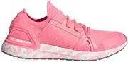 [adidas] by Stella McCartney Ultraboost 20 Shoes Women's, Semi Pink Glow/Cloud White/Dove Grey, 7.5