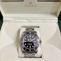 在飛比找Yahoo!奇摩拍賣優惠-Rolex114060 2015國內盒單齊 SUBMARIN