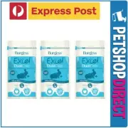 Burgess Excel Dual Care Critical for Rabbits & Guinea Pigs 60g X3 BULK - EXPRESS