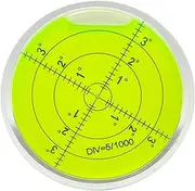 WOYISEPG High Precision Circular Bubble Spirit Levels Golf On-Course Accessories Ball Markers for Golf Putting Aid Reader (60x12mm)